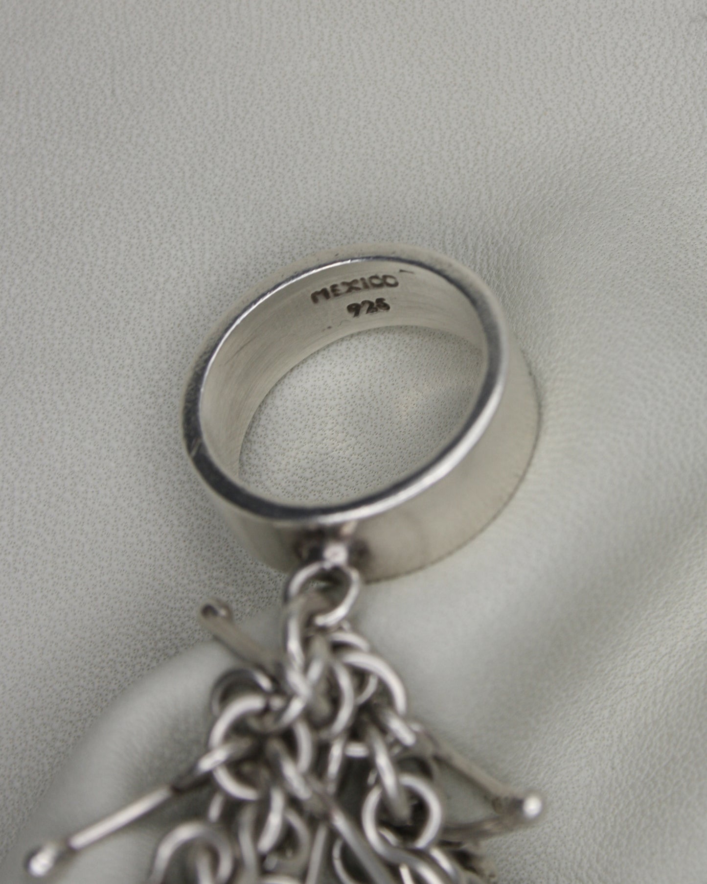 WATERFALL SILVER RING