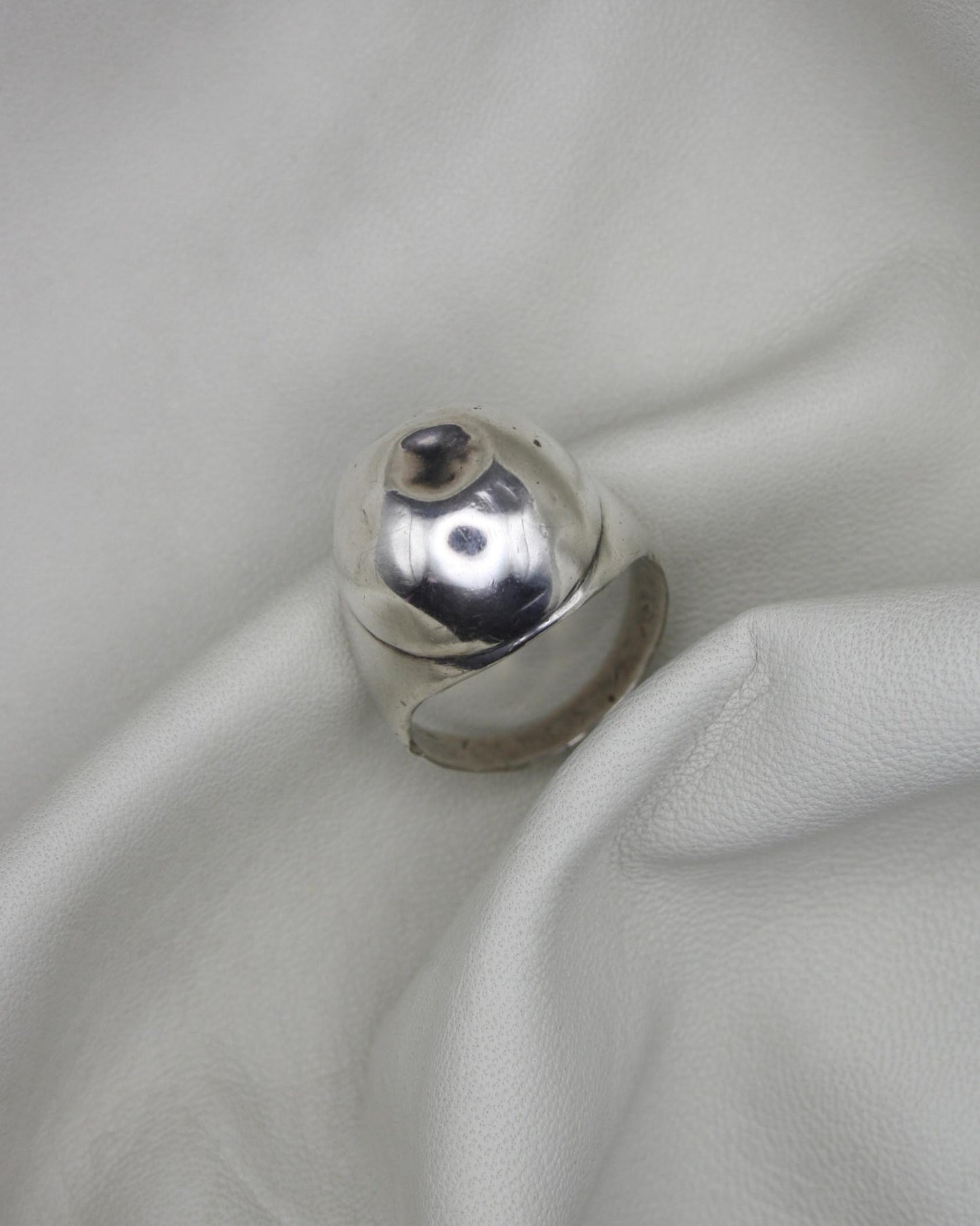 BUBBLE SILVER RING
