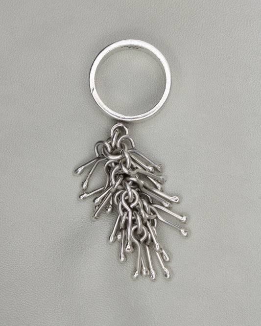 WATERFALL SILVER RING