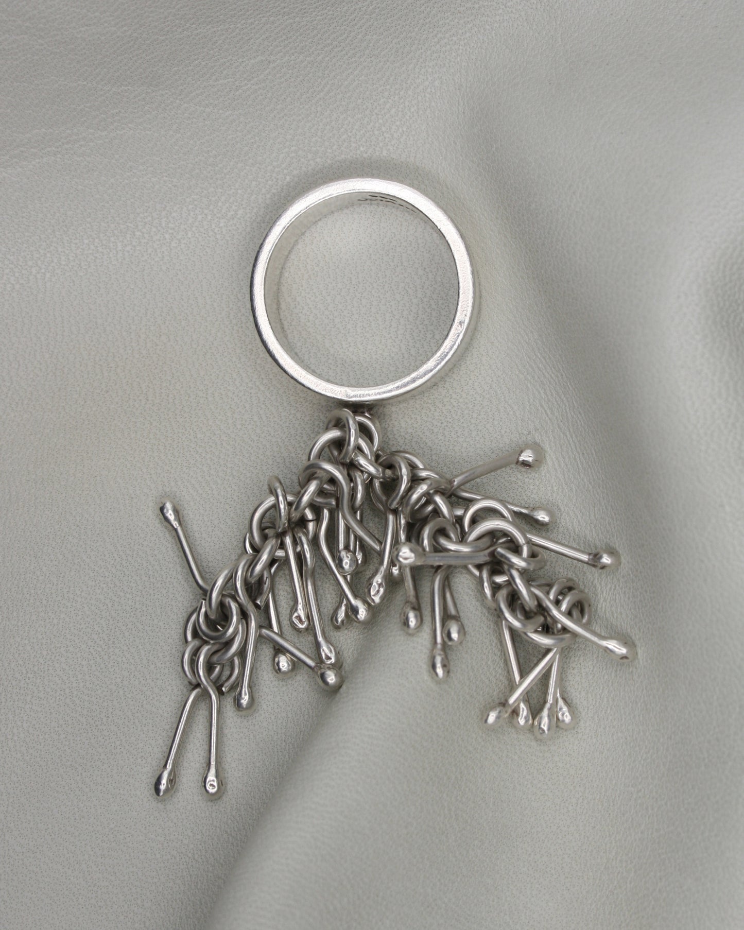 WATERFALL SILVER RING