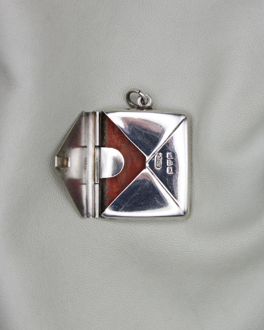 SILVER STAMP CASE PENDANT