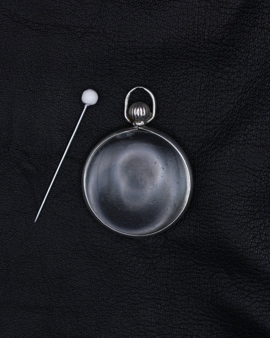 ROUND GLASS LOCKET PENDANT