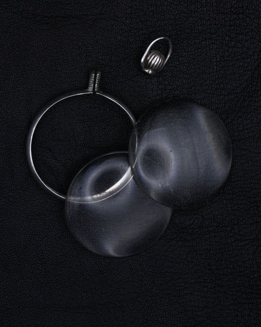 ROUND GLASS LOCKET PENDANT